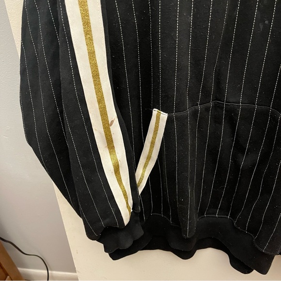 Southpole VTG Y2K Pinstripes Pullover Hoodie Mens Authentic Collection XXL Baggy - Picture 8 of 10